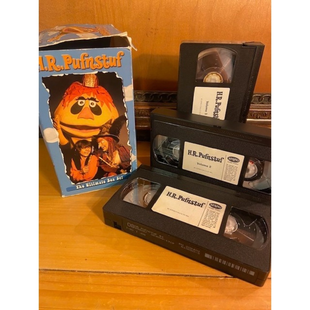 H.R. Pufnstuf The Ultimate Box Set 3 VHS Tapes Rhino Home Video Sid Marty Krofft